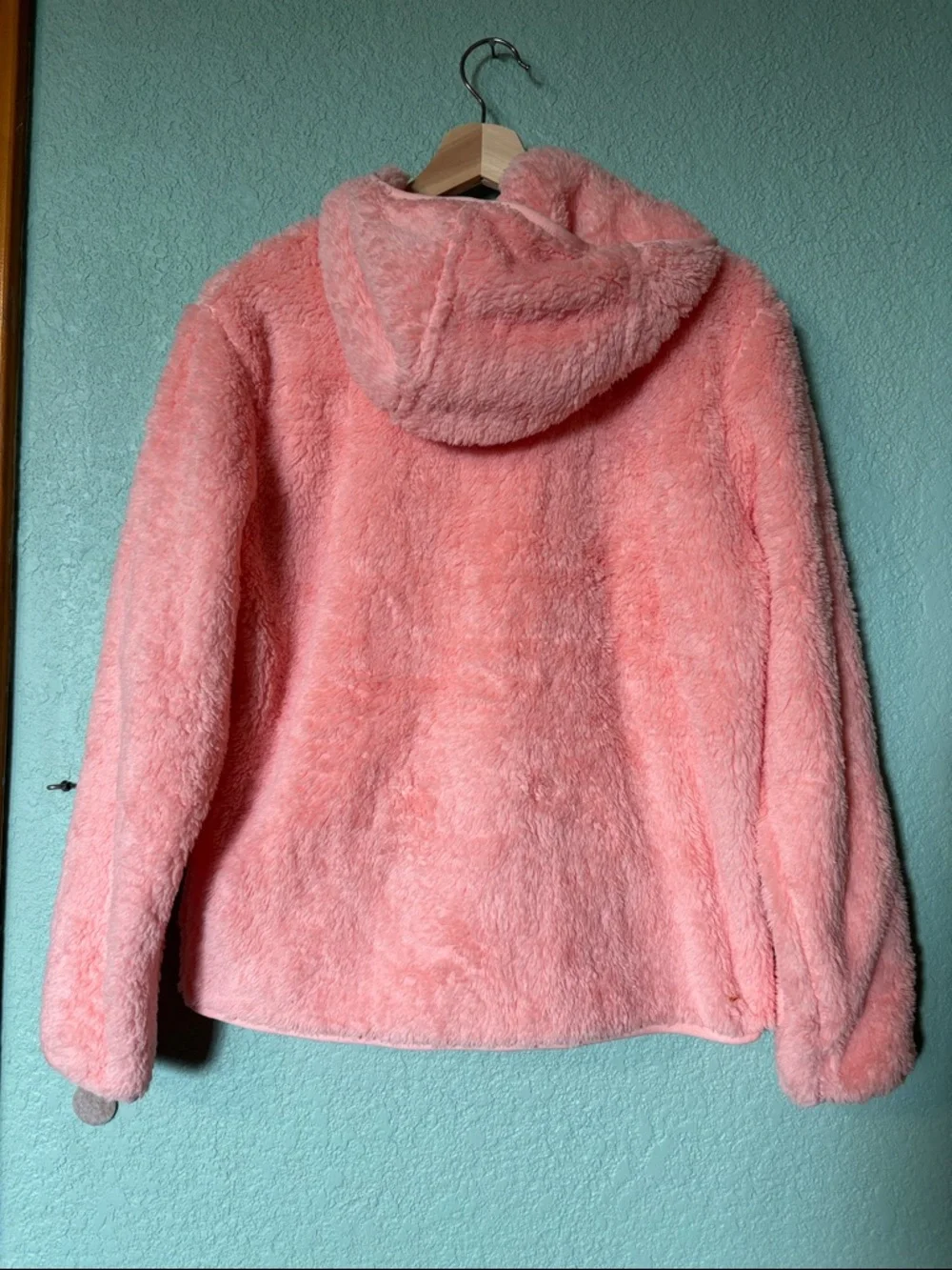 🆕 Eddie Bauer Youth High Pile Jacket, Fleece, pink, L 14/16 - NWT - Picture 3 of 4